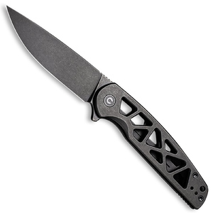 CIVIVI C20006-B Perf Black Skeletonized Steel Handle Nitro-V Steel Folding Knife