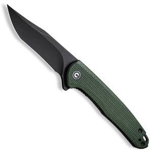 CIVIVI Mini Sandbar Liner Lock Folding Knife | Green / Black
