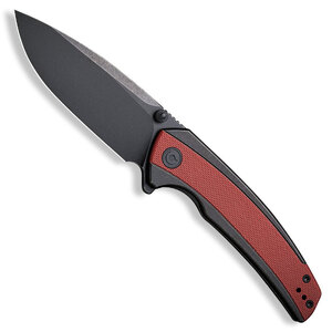 CIVIVI Teraxe Frame Lock Folding Knife | Burgundy / Black