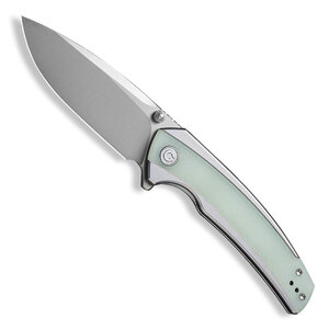 CIVIVI Teraxe Frame Lock Folding Knife | Jade / Silver