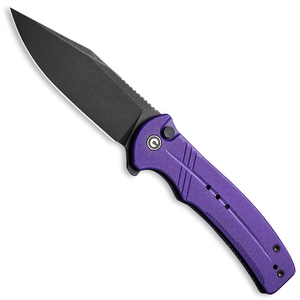 CIVIVI Cogent Button Lock Folding Knife | Purple / Black