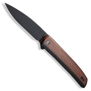 CIVIVI Savant Frame Lock Folding Knife | Guibourtia Wood / Black