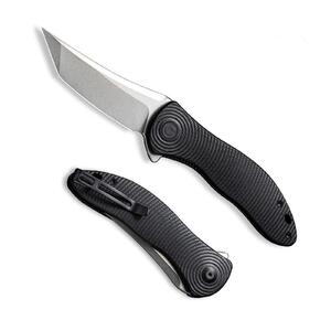 CIVIVI Synergy3 Tanto Liner Lock Folding Knife | Black / Grey