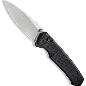 CIVIVI Altus Button Lock Folding Knife | Black / Grey