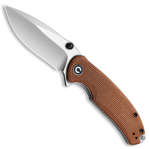 CIVIVI C2020A Pintail Brown Micarta Handle Satin CPM-S35VN Steel Folding Knife