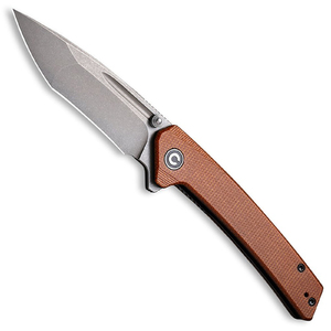 CIVIVI C2021B Keen Nadder Brown Micarta Handle N690 Compound Tanto Folding Knife