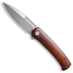 CIVIVI Cetos Frame Lock Folding Knife | Guibourtia Wood / Silver