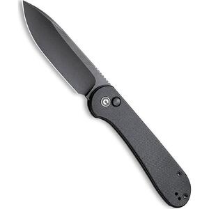 CIVIVI Elementum Button Lock Folding Knife | Black