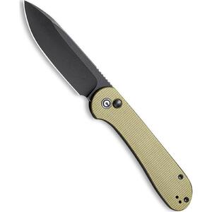 CIVIVI Elementum Button Lock Folding Knife | Olive / Black