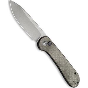 CIVIVI Elementum Button Lock Folding Knife | Green / Black