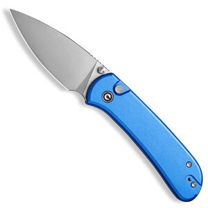 CIVIVI Qubit Button Lock Folding Knife | Blue / Satin