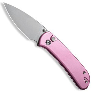 CIVIVI Qubit Button Lock Folding Knife | Pink / Satin