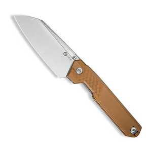 CIVIVI HID Liner Lock Folding Knife | Brown / Satin