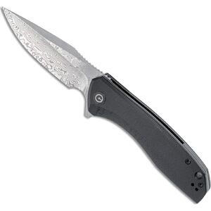 CIVIVI C801DS Baklash Black G10 Handle Damascus Steel Liner Lock Folding Knife