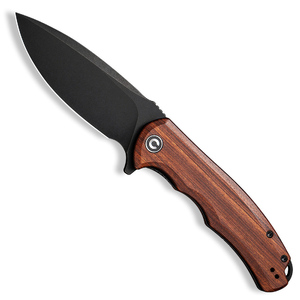 CIVIVI Praxis Liner Lock Folding Knife | Guibourtia Wood / Black