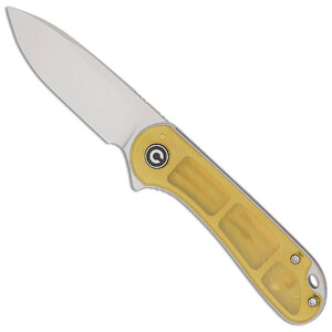 CIVIVI Elementum Liner Lock Folding Knife | Yellow / Satin