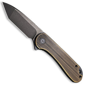 CIVIVI Elementum Tanto Liner Lock Folding Knife | Brass / Black