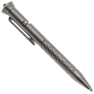 CIVIVI CP-02A Coronet Plain Grey Titanium Spinner Bearing Tactical Pen