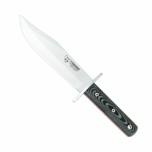 Cudeman JBK-II Fixed Blade Bowie Knife | Black / Satin
