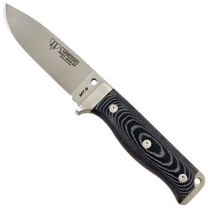 Cudeman 120-MK MT-5 Black Micarta Satin N695 Survival Knife with Kydex Sheath