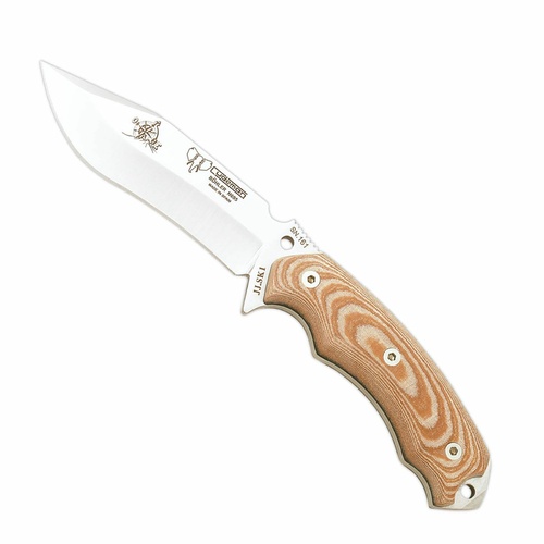 Cudeman JJSK1 Fixed Blade Survival Knife | Brown / Satin