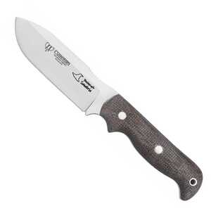 Cudeman Sanabria Bushcraft Fixed Blade Knife | Grey / Satin