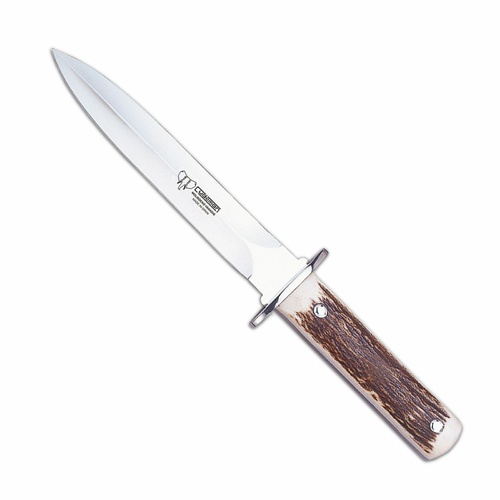 Cudeman Kainda Fixed Blade Pig Sticker Knife | Stag Horn / Satin
