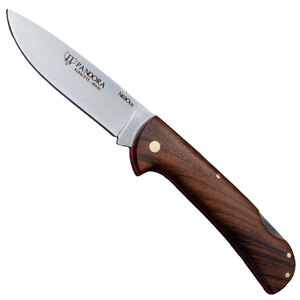 Cudeman Pandora Back Lock Folding Knife | Walnut Wood / Satin