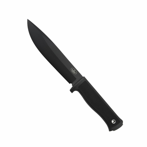 Fallkniven A1bz Black Laminated VG10 Kraton Fixed Blade Knife with Zytel Sheath