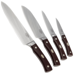 Fallkniven 4pc CMT Alpha, Delta, Sierra & Zulu Fixed Blade Chefs Knife Set