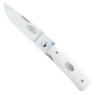 Fallkniven RL1 Liner Lock Folding Knife | White / Satin