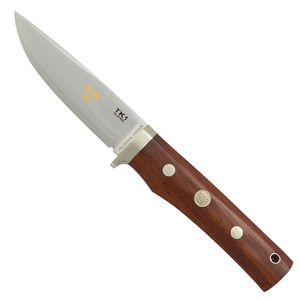 Fallkniven Tre Kronor #1 Fixed Blade Knife | Desert Ironwood / Satin