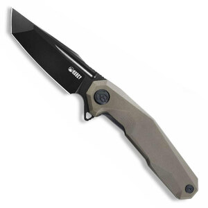 Kubey Carve Nest D2 G10 Folding Knife - Tan / Black | KB237C