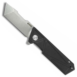 Kubey Avenger Outdoor D2 G10 Folding Knife - Black / Silver | KU104A