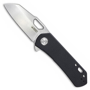 Kubey Duroc Liner Lock Folding Knife | Black / Satin