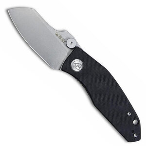 Kubey Monsterdog 14C28N G10 Folding Knife - Black / Silver | KU337A