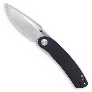 Kubey Momentum D2 G10 Folding Knife - Black / Silver | KU344A