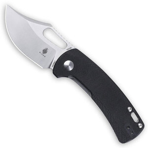 Kizer Urban Bowie Liner Lock Folding Knife | Black / Satin