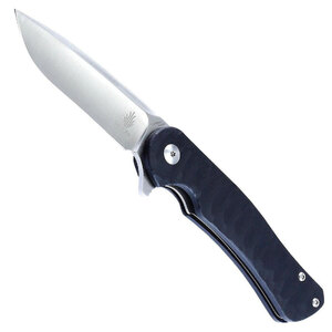 Kizer Dukes Liner Lock Folding Knife | Black / Satin