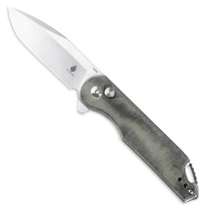 Kizer Assassin Button Lock Folding Knife - Green / Silver | V3549C1 