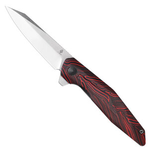 Kizer Spot Liner Lock Folding Knife | Red & Black / Grey