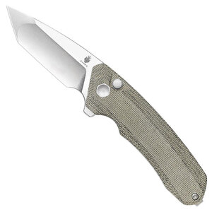 Kizer Mad Tanto Button Lock Folding Knife | Green / Grey