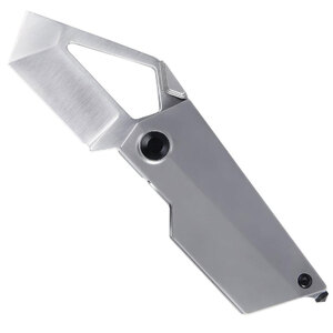 Kizer Cyber Blade Titanium Tanto Folding Knife - Grey / Silver | Ki2563A1 