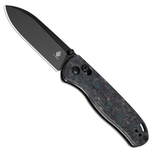 Kizer Drop Bear Clutch Lock Folding Knife | Black