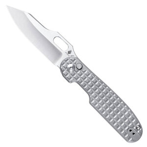 Kizer Cormorant Button Lock Folding Knife | Grey / Silver