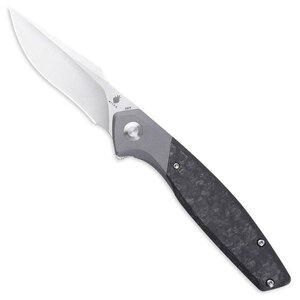 Kizer Grazioso Liner Lock Folding Knife | Black & Grey / Satin