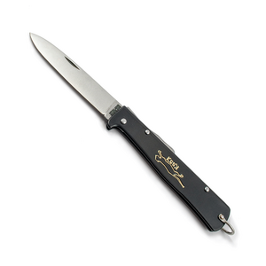 Otter-Messer Mercator Black Cat Back Lock Folding Knife | Stainless