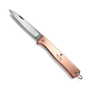 Otter-Messer Mercator Small Copper Stainless Steel Folding Knife | 10-601_rg_R