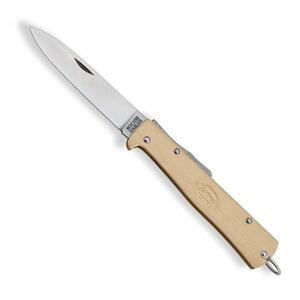 Otter-Messer Mercator Large Brass Carbon Steel Folding Knife with Pocket Clip | 10-736_rg