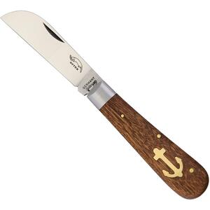 Otter-Messer Anchor S Slip Joint Folding Knife | Sapele Wood | Carbon